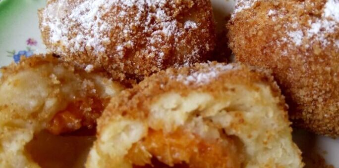 sárgabarackos gombóc