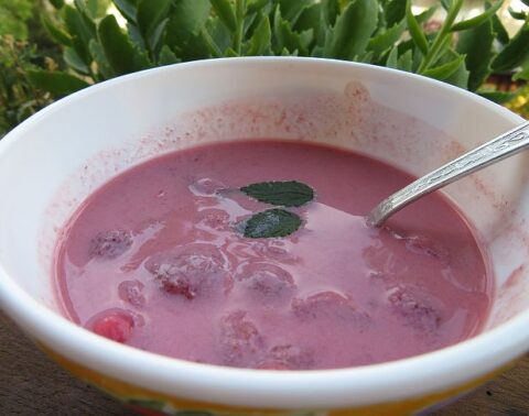 gyümölcsleves recept