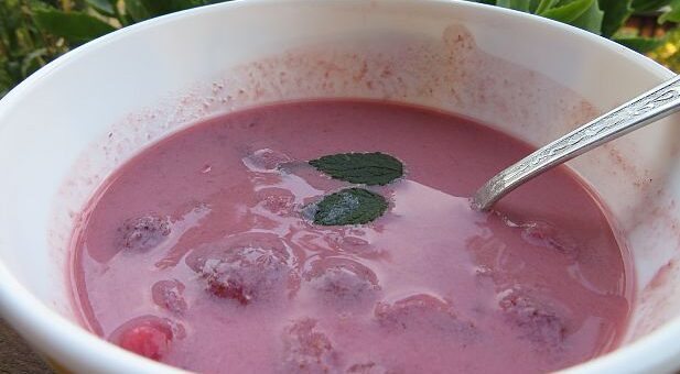 gyümölcsleves recept