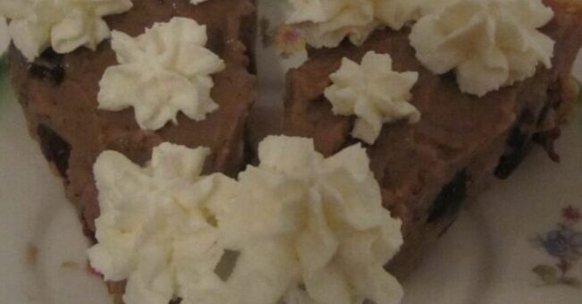 Gesztenyetorta sütés nélkül