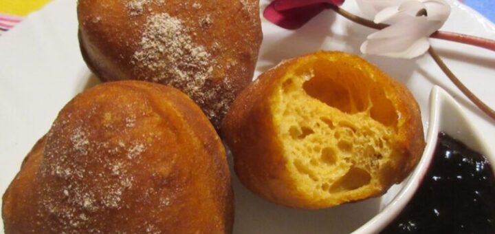 Joghurtos édesburgonyafánk