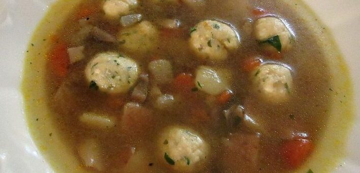 tavaszi zöldségleves gazdagon