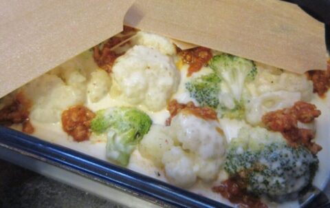 brokkolis-karfiolos lasagne