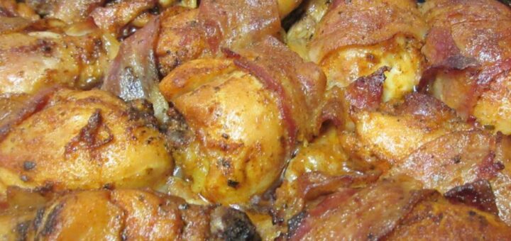 ízletes sült csirkecomb