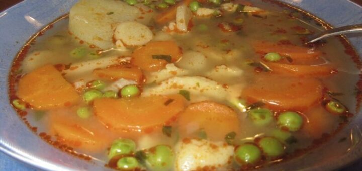 borsóleves receptje