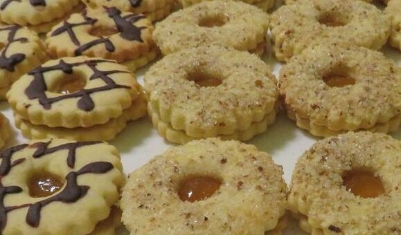 diós-lekváros linzer