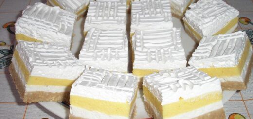 emeletes élvezet, sütés nélküli sütemény