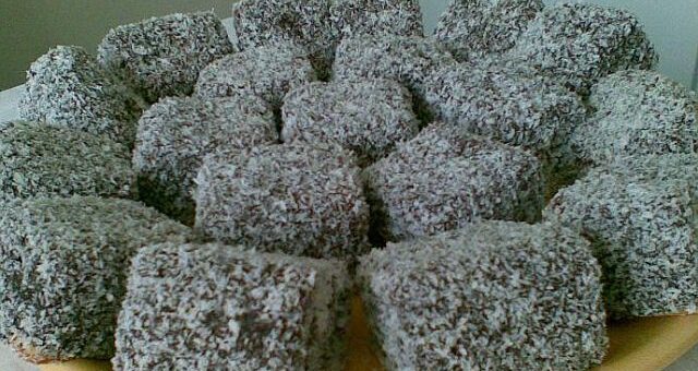 kókuszkocka mézes tésztával