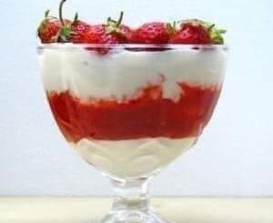 epres-kókuszos pohárkrém diétásan