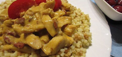 pikk-pakk csirkemell tarhonyával