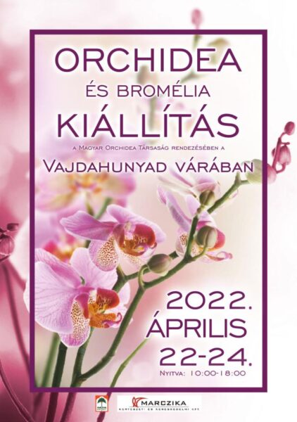 tavaszi orchidea kiállítás 2022 plakátja