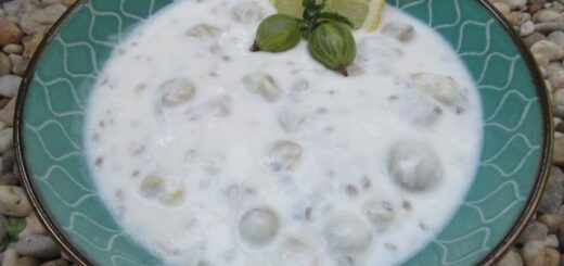 egy tányér egresszósz