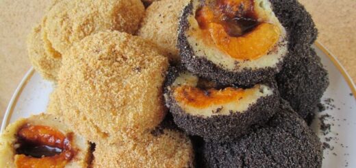 sárgabarackos gombóc receptje