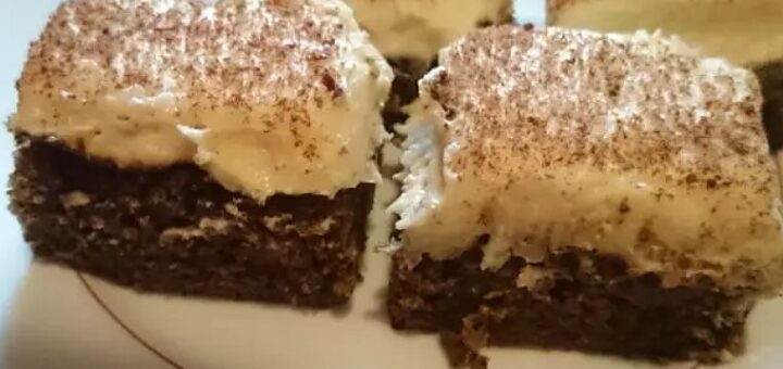 Diós krémes szelet receptje