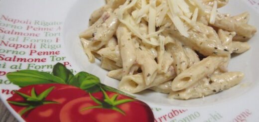 juhtúrós, tejszínes penne