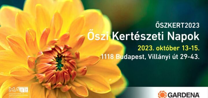 Őszi Kertészeti Napok 2023 plakátja