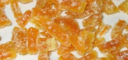 cukrozott narancshéj