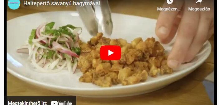 haltepertő savanyú hagymával