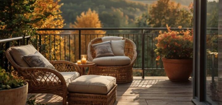 napsütötte négyévszakos terasz bútorokkal