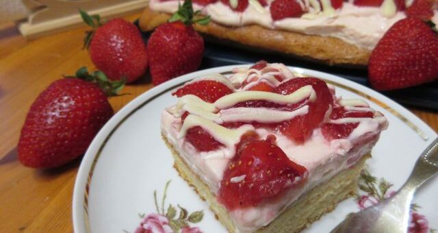 mennyei epres sütemény