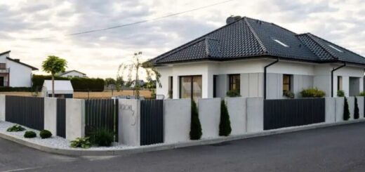 prémium betonkerítéses ház