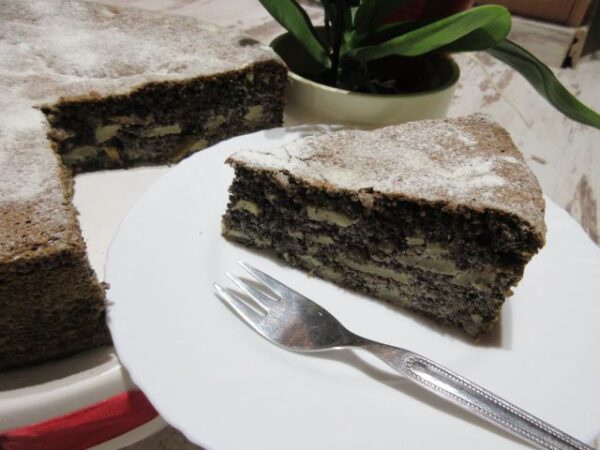 mákos-diós almástorta