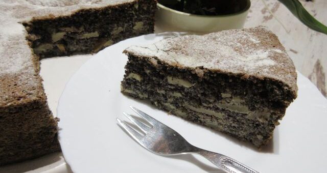 mákos-diós almástorta