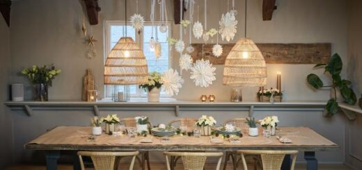 mikulásvirág az ünnepi asztalon